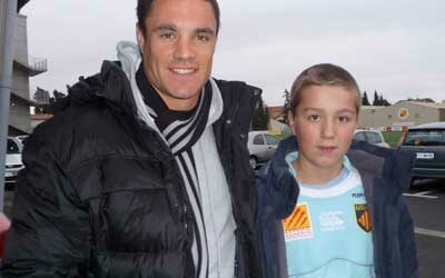Un Courbevoisien avec Dan Carter