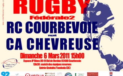 6 mars : RC Courbevoie-CA Chevreuse