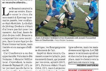 Beaune-RCC : article du Bien Public