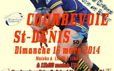 Programme du week-end 15/16 mars