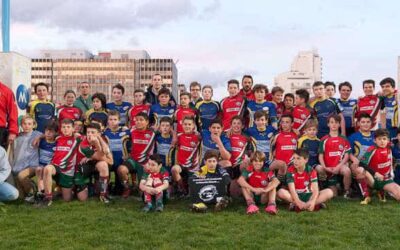 De jeunes rugbymen Basques à Courbevoie